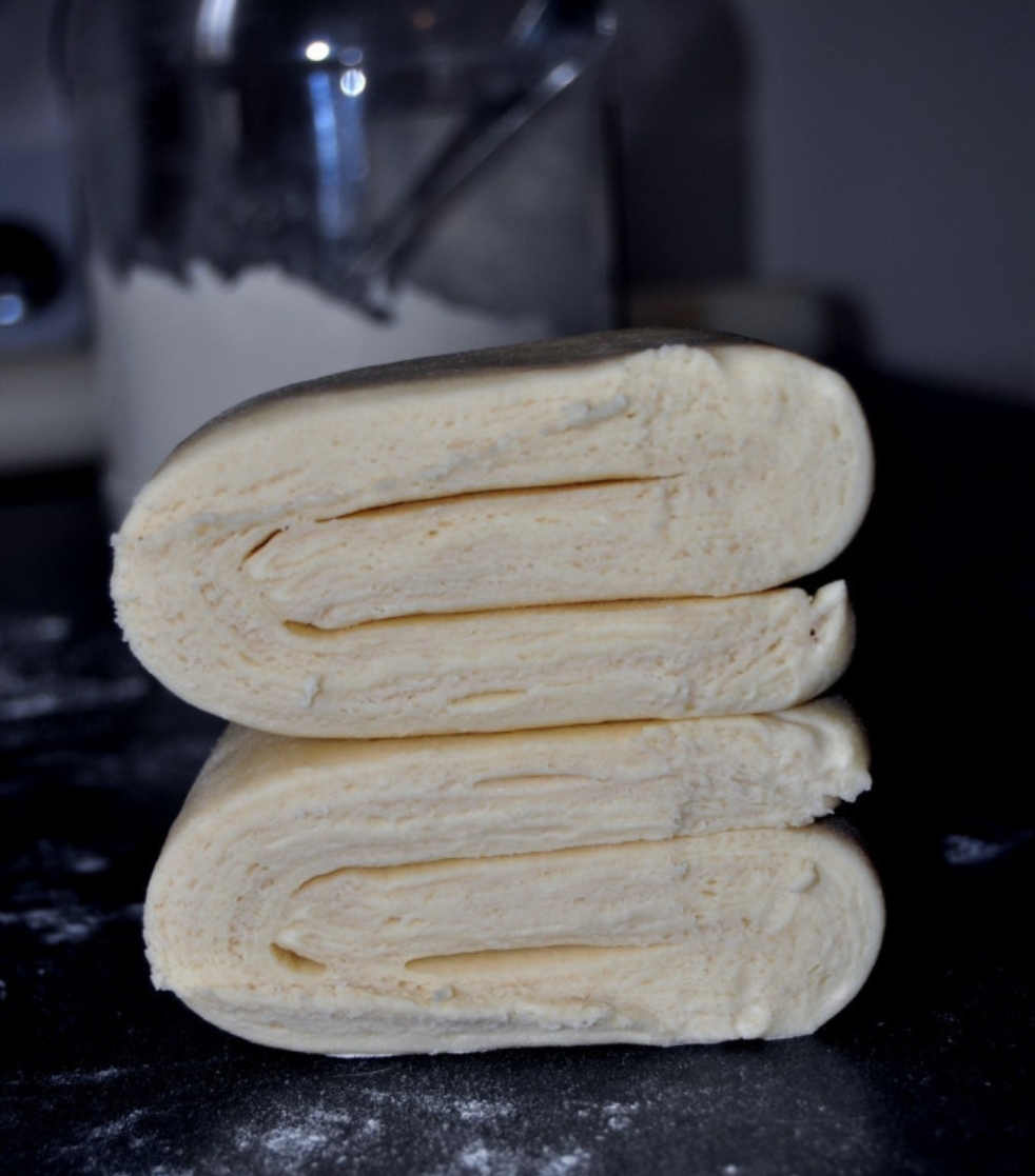 Pate levée feuilletée