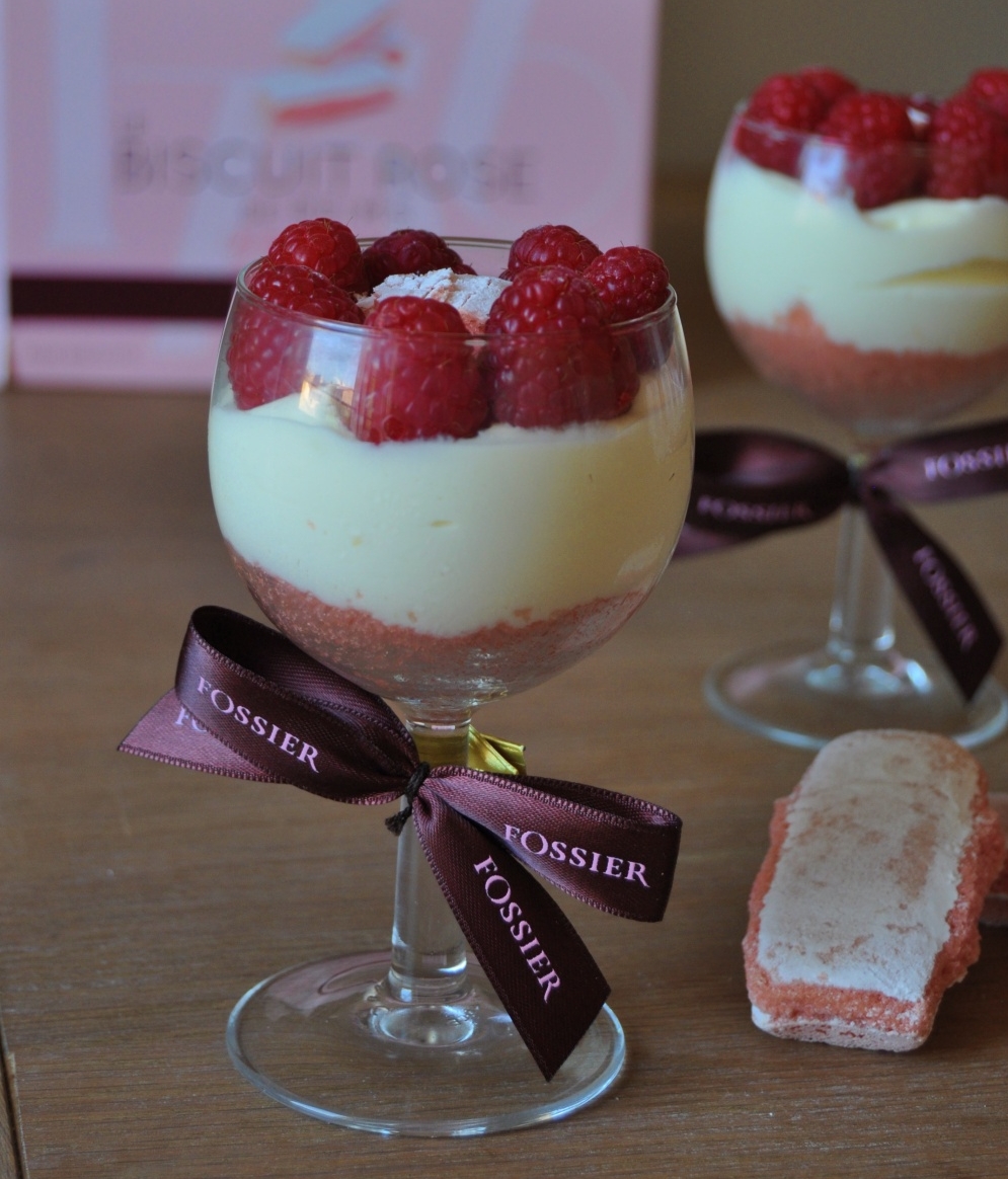 Coupe fraîcheur aux biscuits Roses de Reims