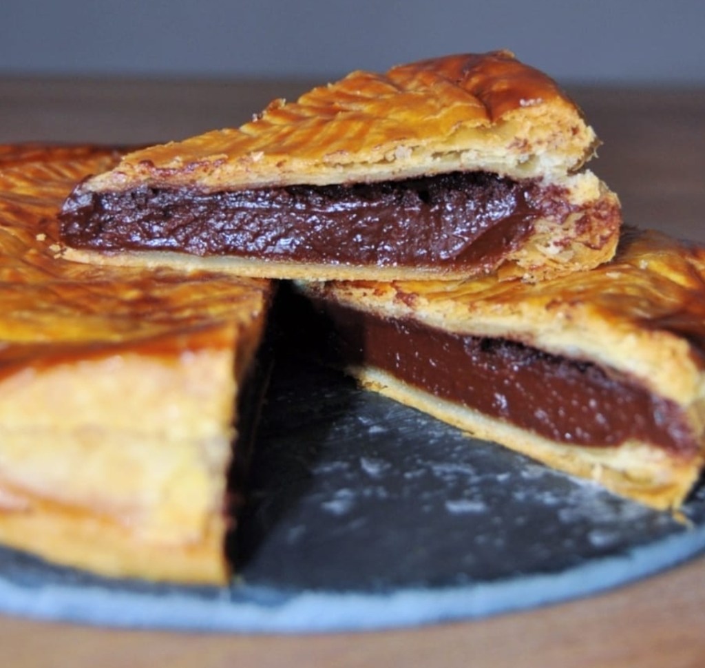 Galette des Rois chocolat et&nbsp;noisettes