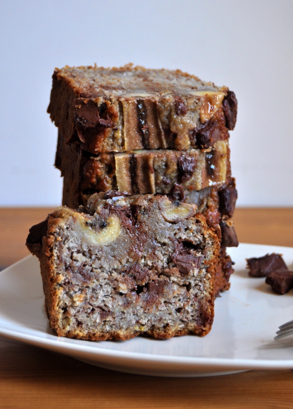 Banana bread noix de coco et chocolat au&nbsp;lait
