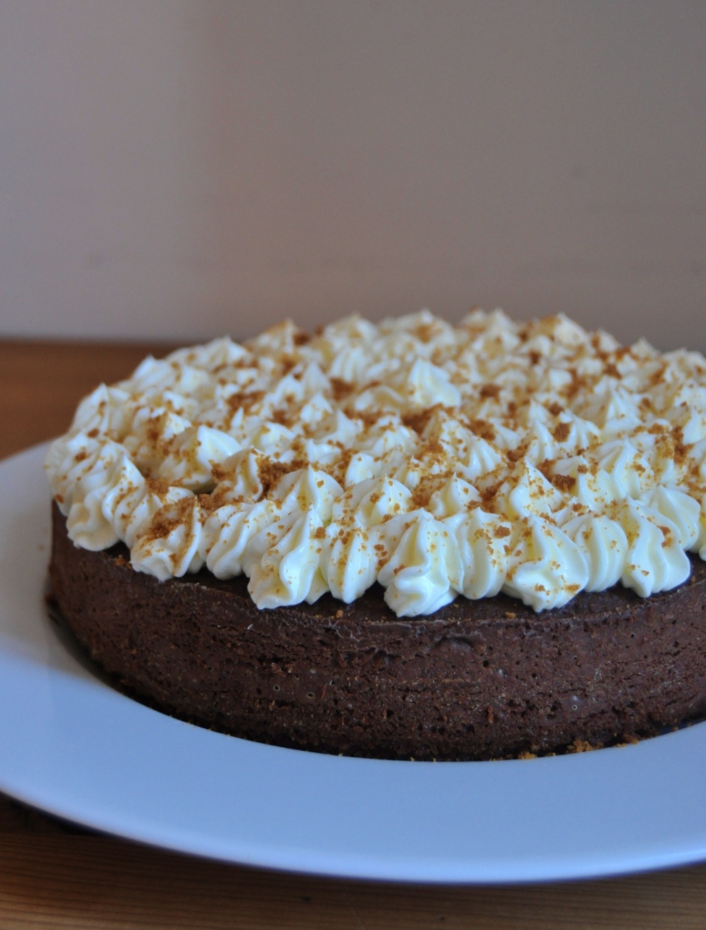 Financier chocolat glaçage cream-cheese