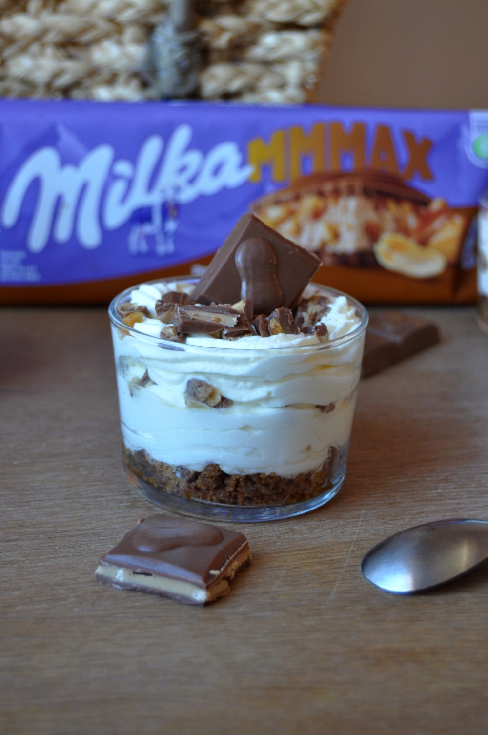 Verrines cheesecake Milka (sans cuisson)