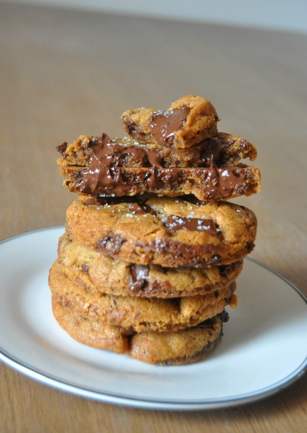 Cookies chocolat noir et fleur de&nbsp;sel