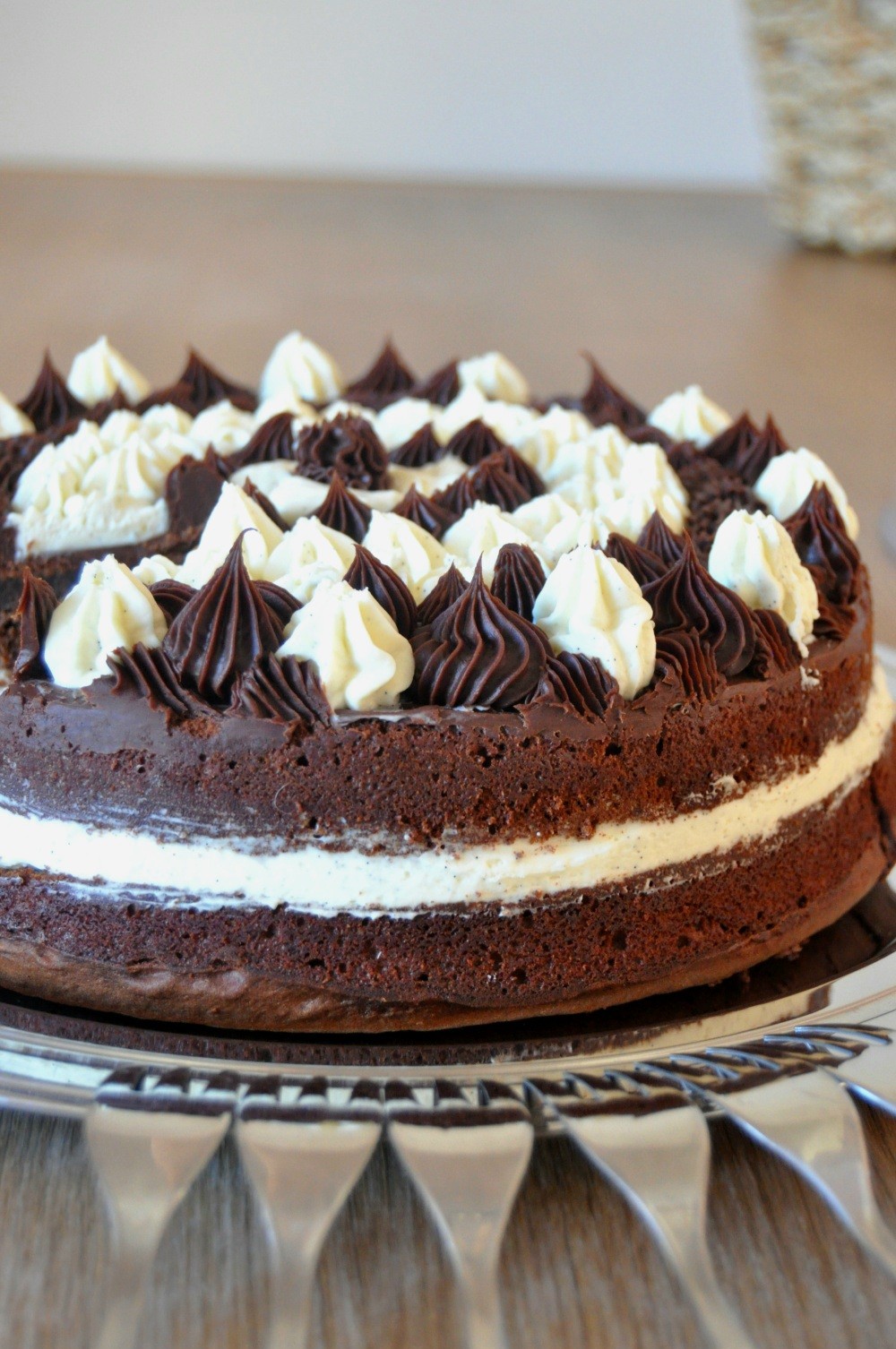 Gâteau chocolat et&nbsp;vanille