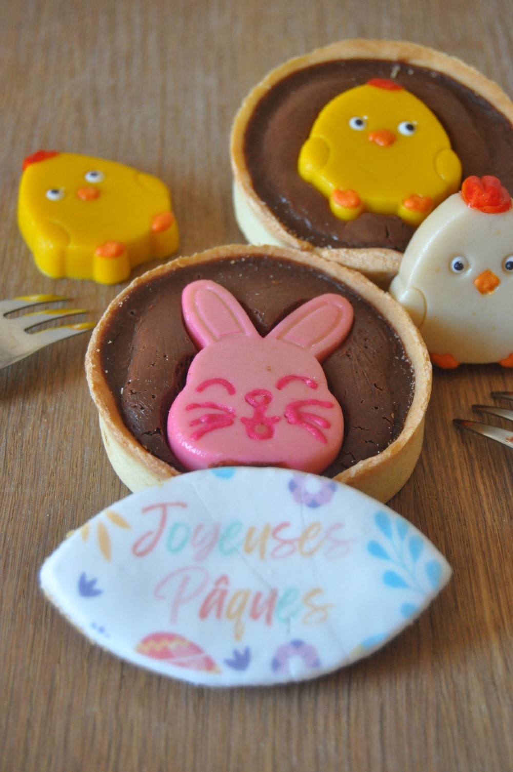 Tartelettes au chocolat&nbsp;crémeux