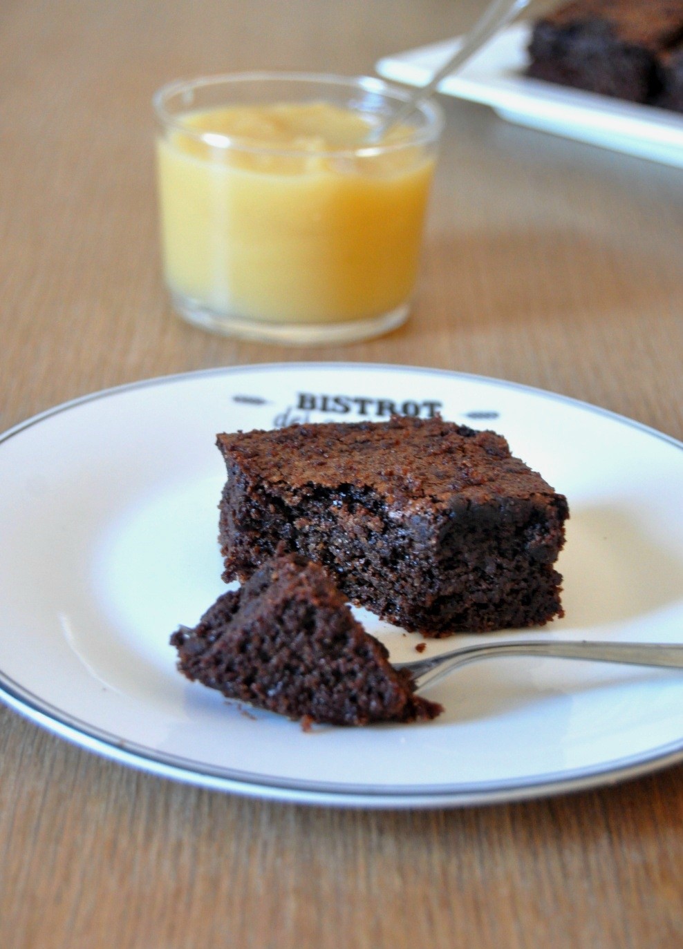 Moelleux healthy chocolat – compote de&nbsp;pommes