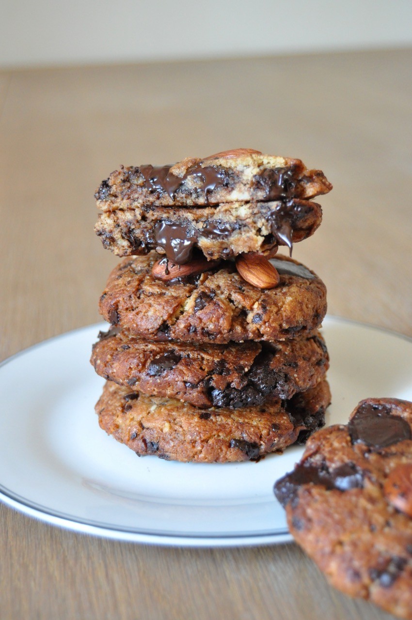 Cookies healthy – amandes&nbsp;chocolat