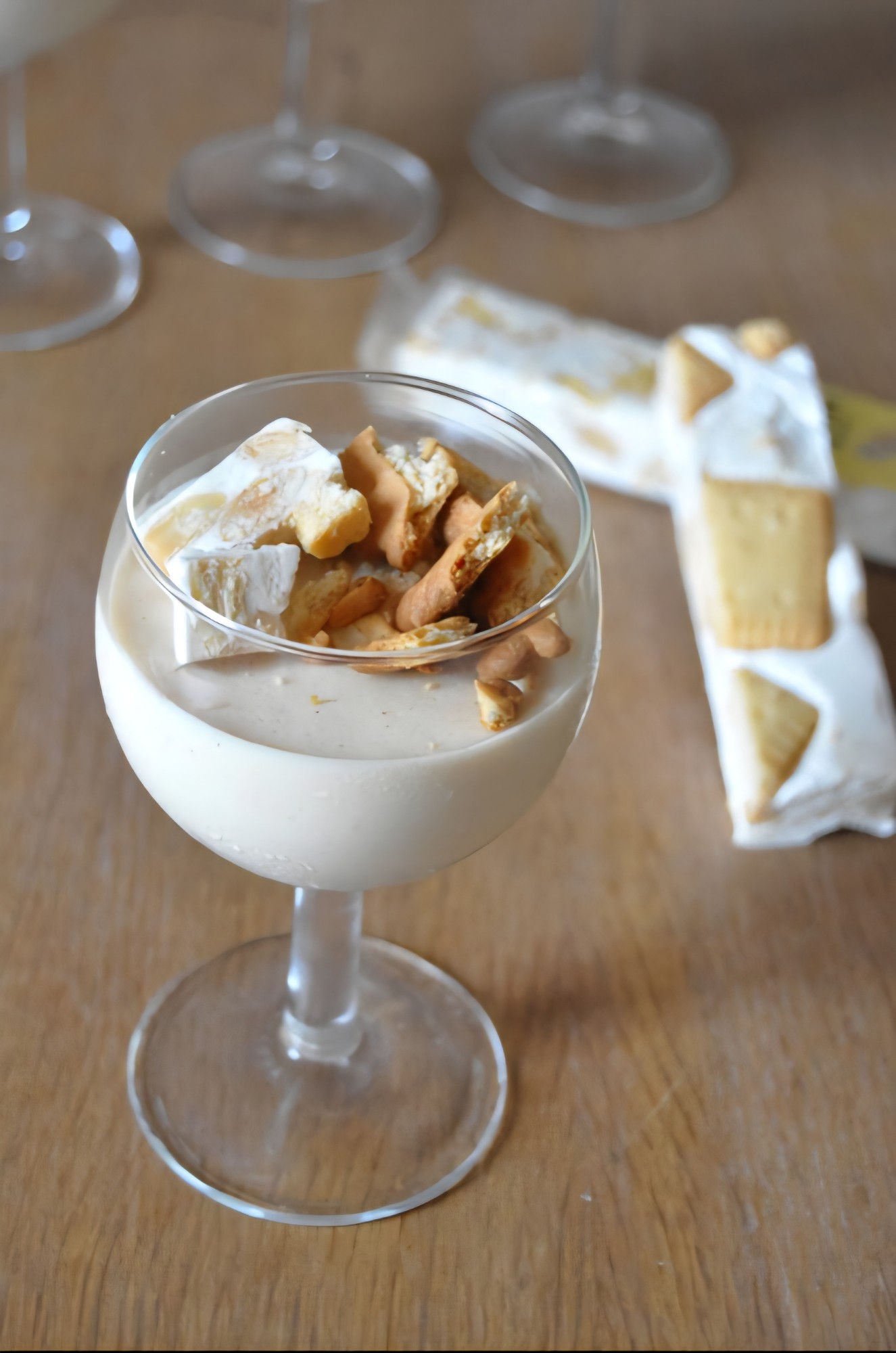 Panna cotta nougat