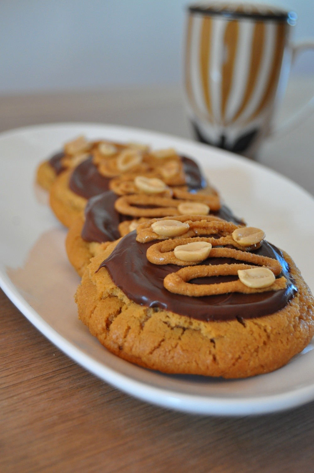 Cookies praliné cacahuètes et&nbsp;chocolat