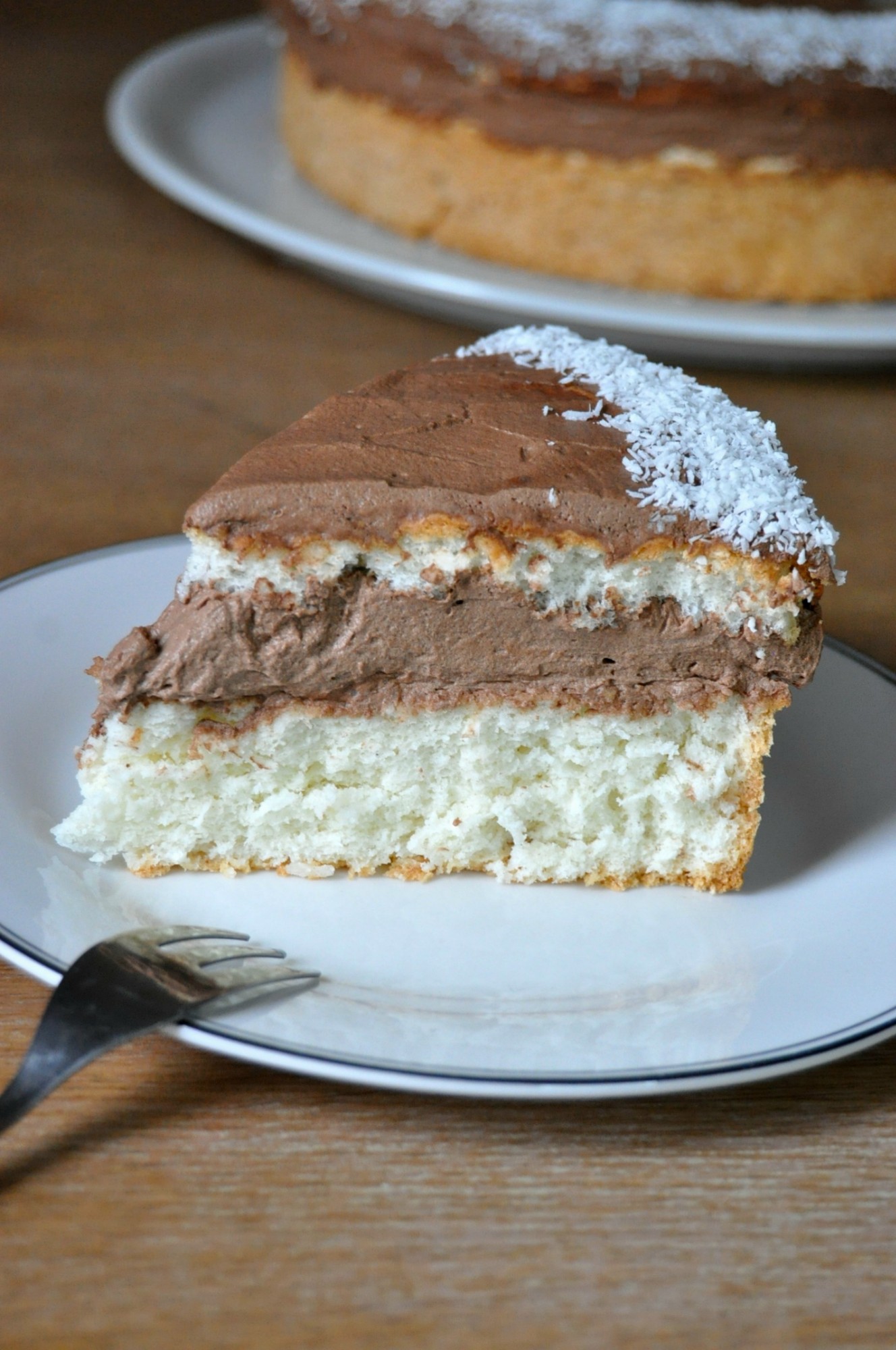 Gâteau des anges coco et chocolat