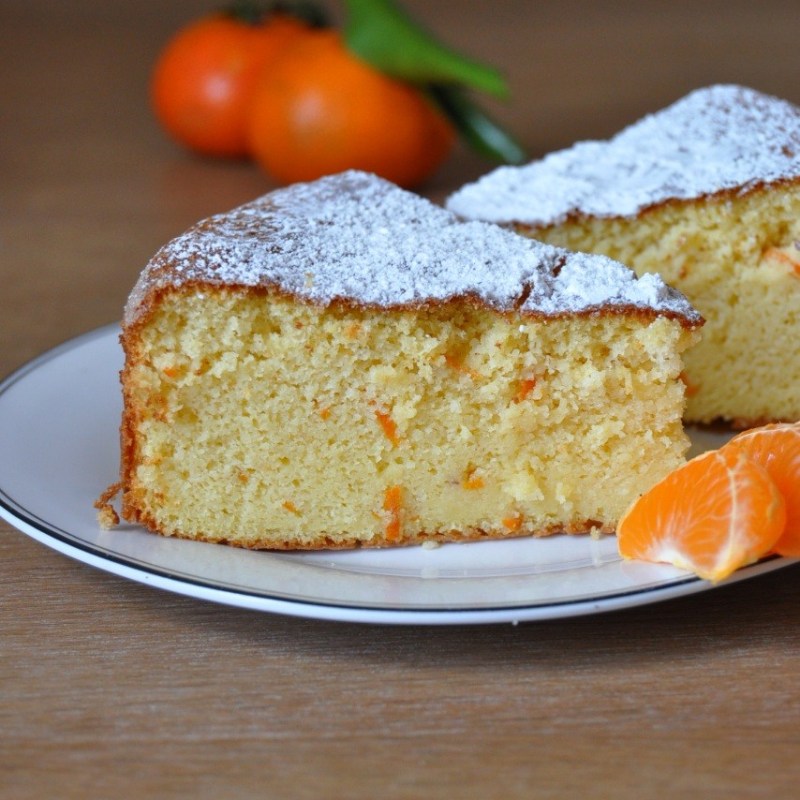 Gâteau léger à la&nbsp;clémentine